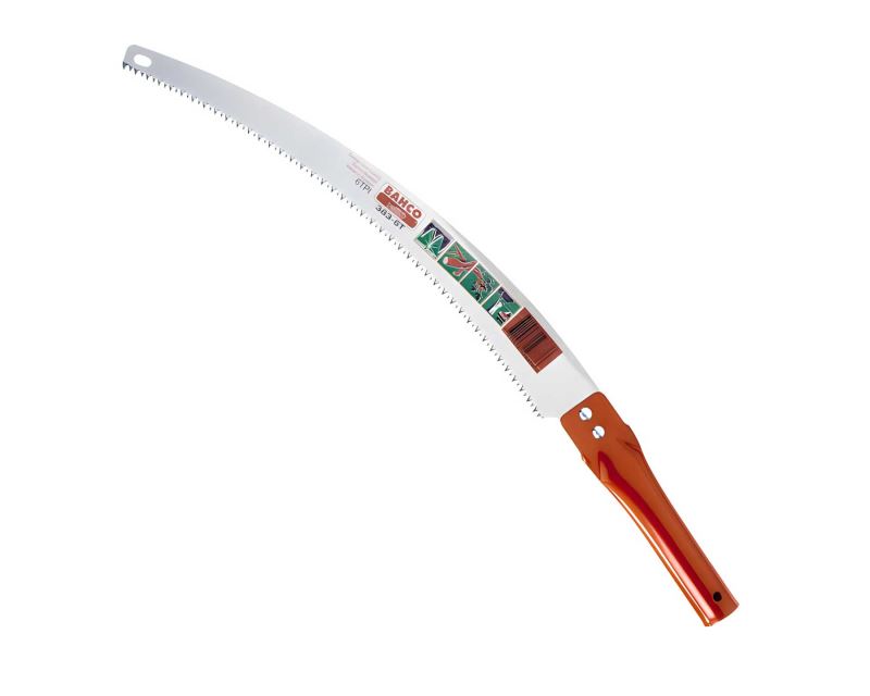 Pruning saw with fixed metal handle