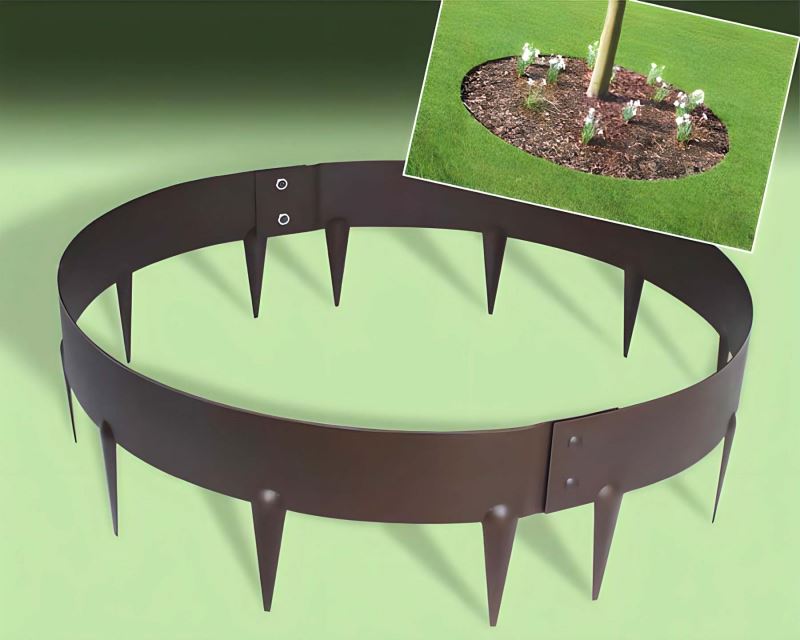 Everedge Flexible Steel Garden Circles - black