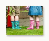 Foxy Gumboots - Pink
