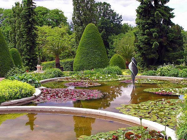 The Italian Garden in Berlin Botanical Gardens