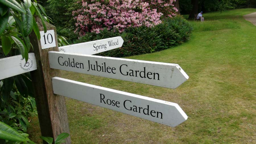 Savill Gardens - easy to follow signs