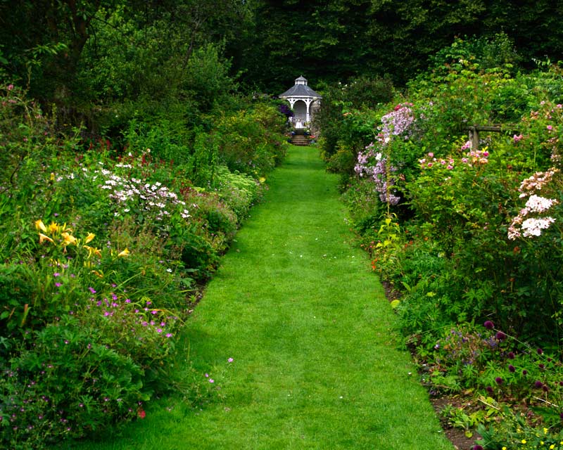Wonderful display borders full of summer colour - Cerney Gardens