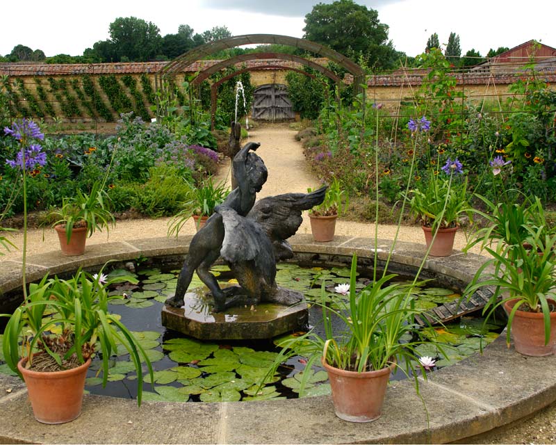 Barrington Court Kitchen Garden Pond
