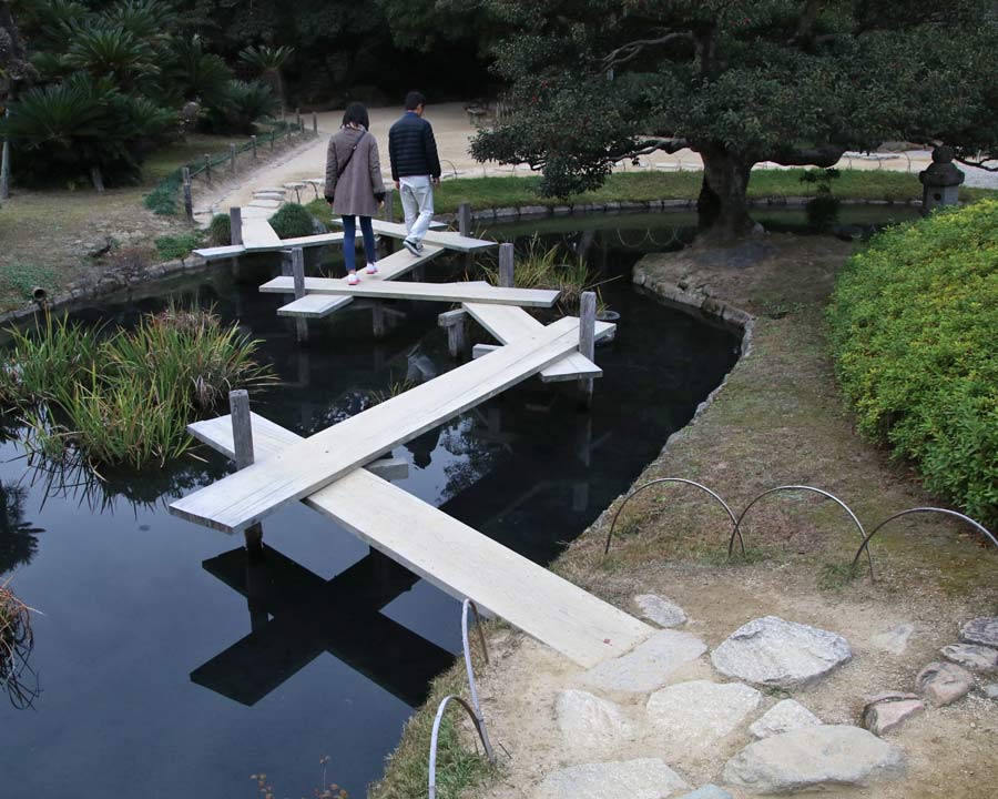 Yatsuhashi bridge - Korakuen Gardens