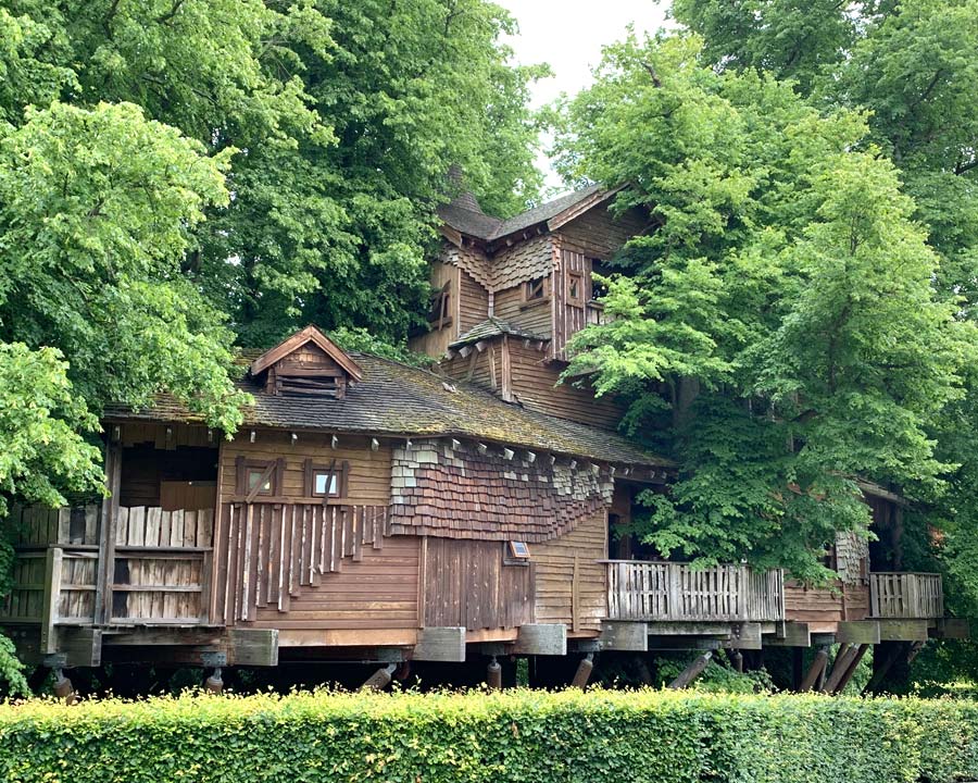 The Treehouse Complex includes Cafe and Restaurant- Alnwick Garden