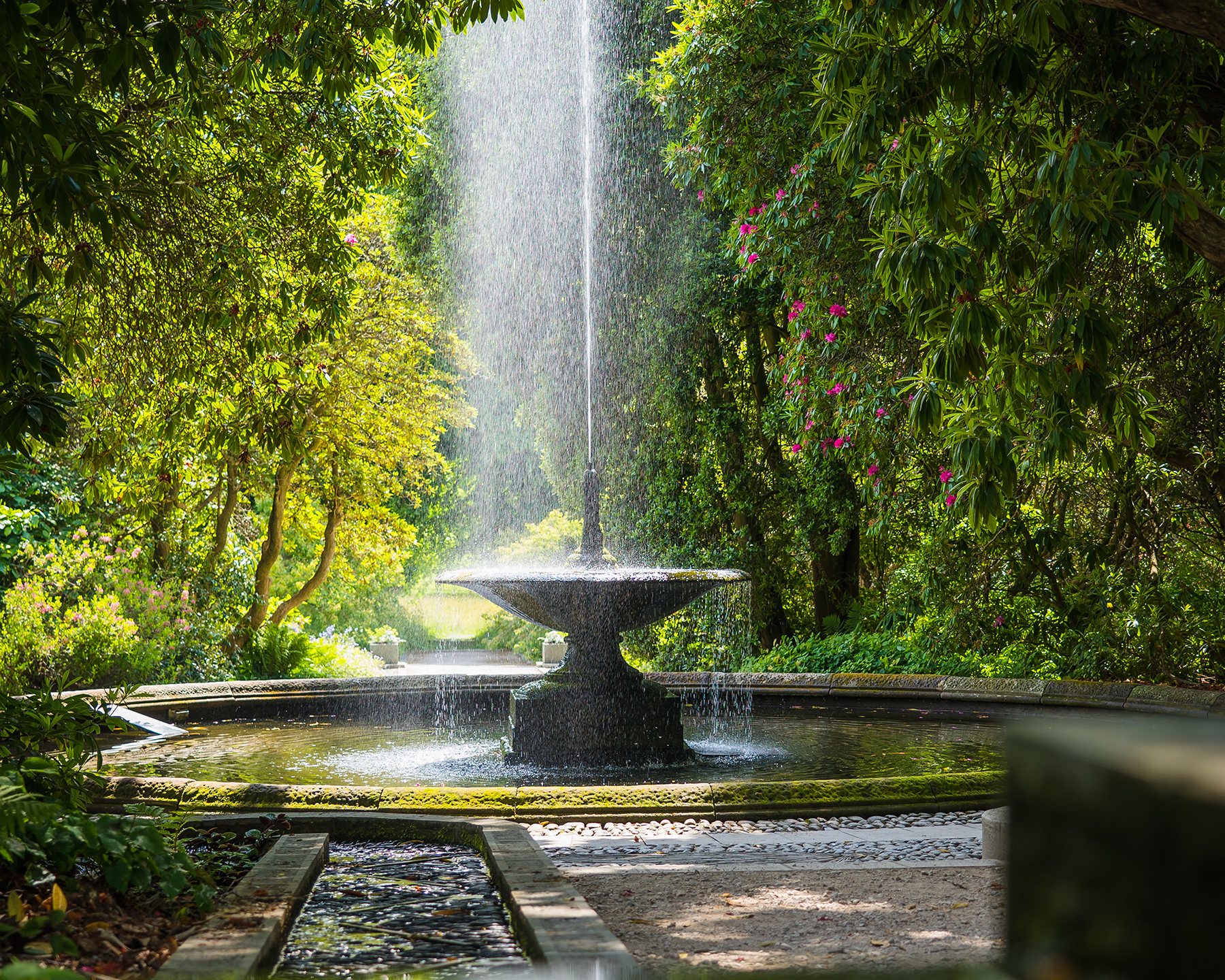 Fountain at Kew Gardens - photo Jonny Gios