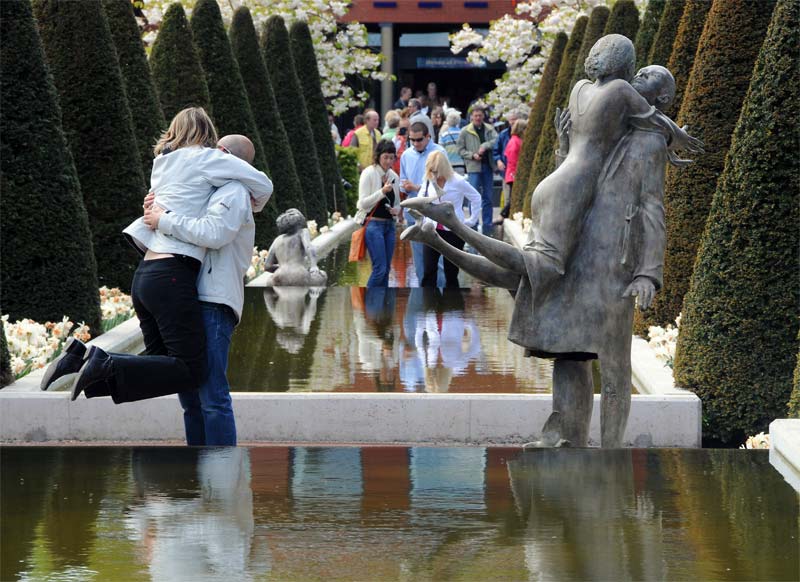 This is a very different garden visit experience. - photos supplied by Keukenhof