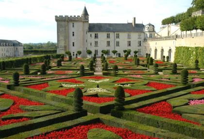 Horticultural symmetry wherever you look - its quite amazing  - photo supplied by Chateau Villandry