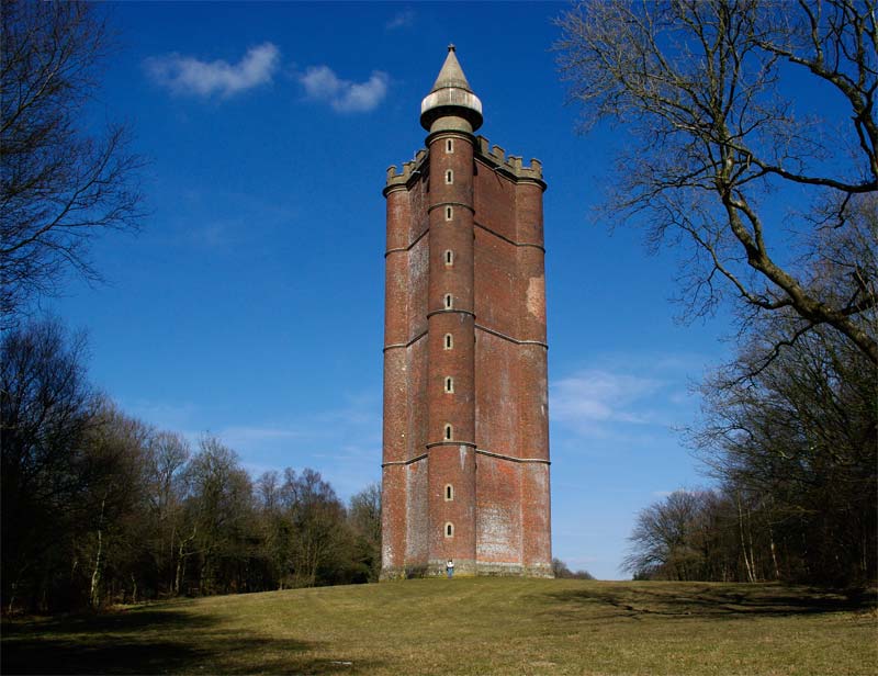 King Alfred's Tower - a short drive away from the Stourhead Garden estate.