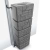 With Diverter Attached - Rainwater Tank STONE TOWER - 350L