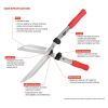 Diagram showing main specifications of Felco Hedging Shears 250-57