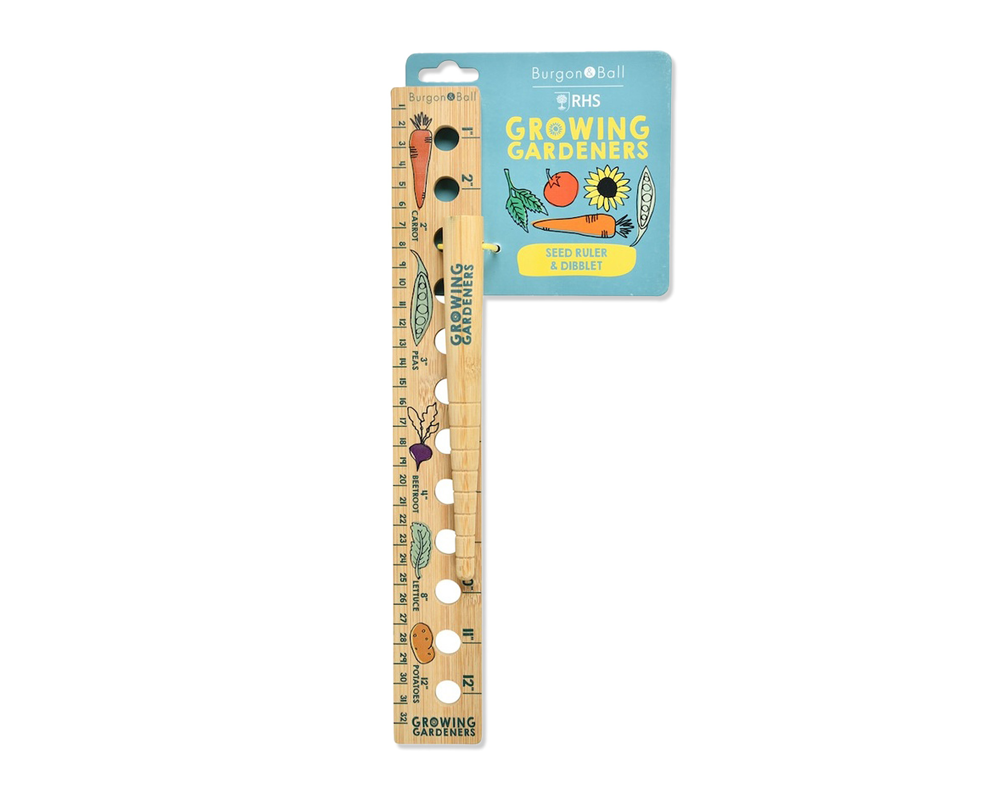 Ruler and Dibber - Growing Gardeners