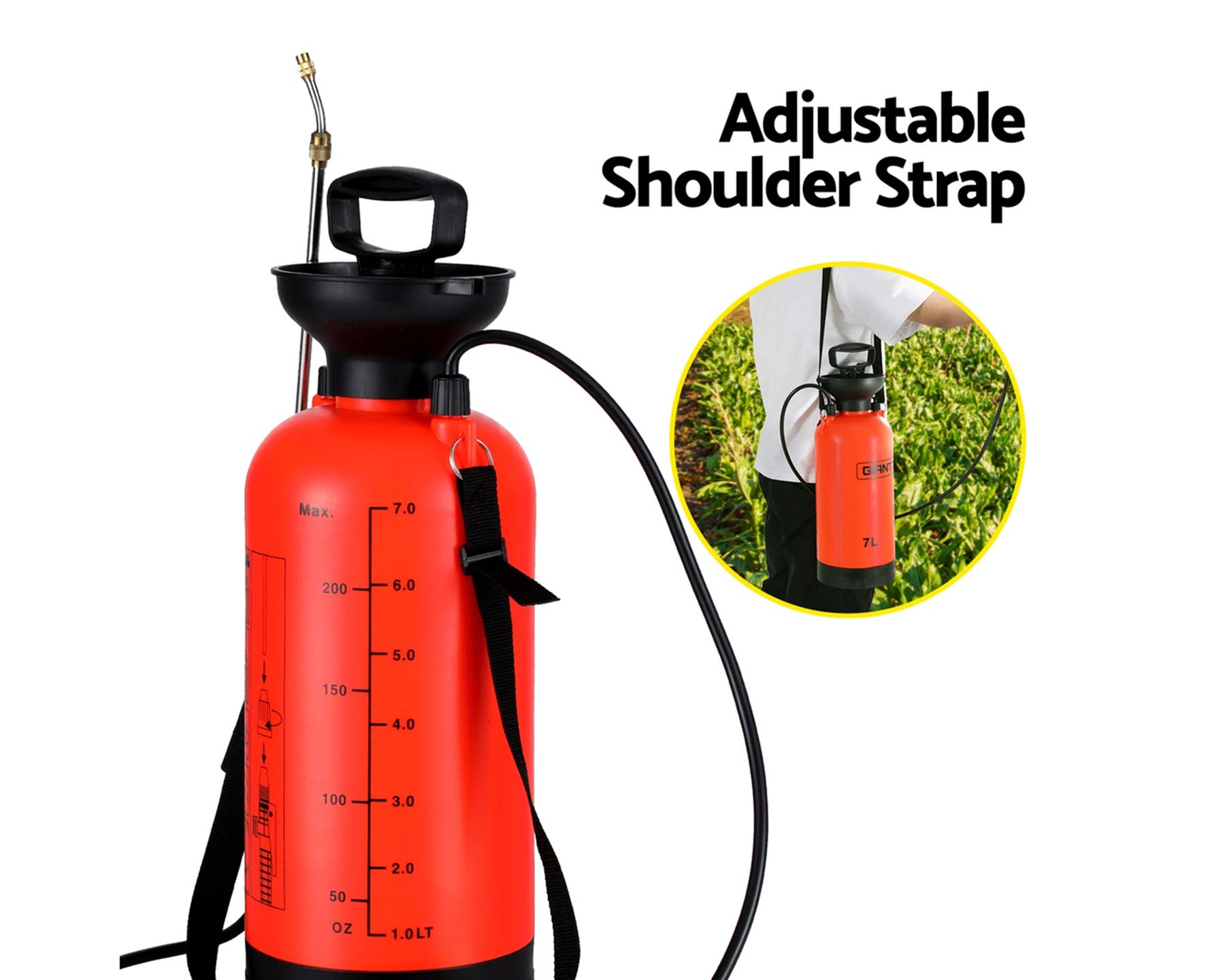 Sprayer 7l with shoulder strap - Giantz