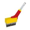 Steel bristled brush for cleaning and weeding paver joints and edges - Multichange Joint Brush (FB-M) - Wolf