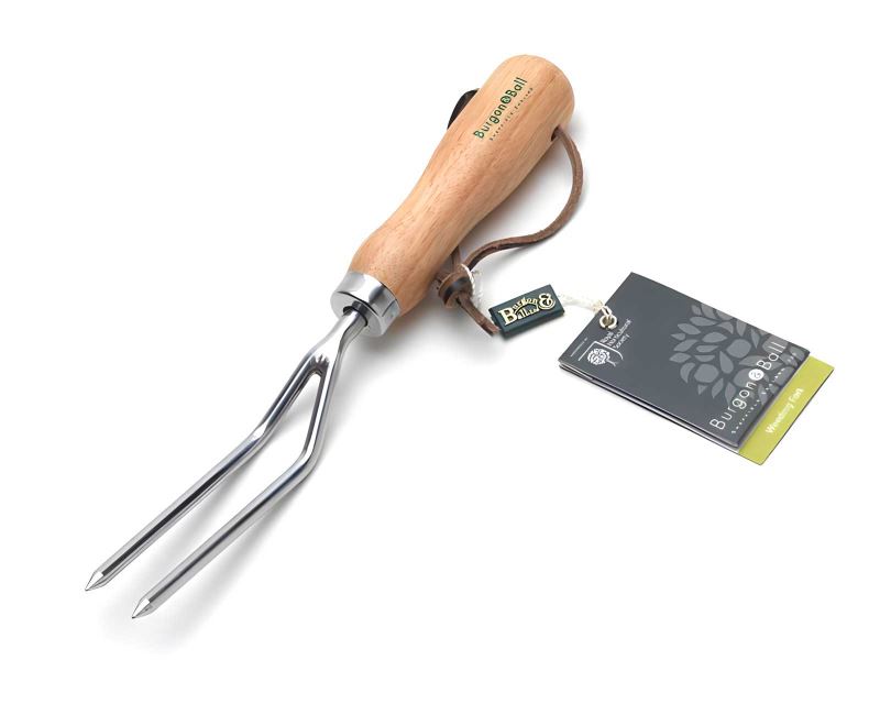 Stainless steel Weeding Fork - part of the Classic Hand Tool range from Burgon & Ball