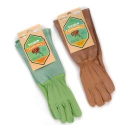 Scratch Protector Leather Gloves (Long Style) - 4 colours