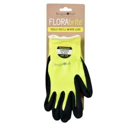 Fluorescent Garden Gloves - Yellow 