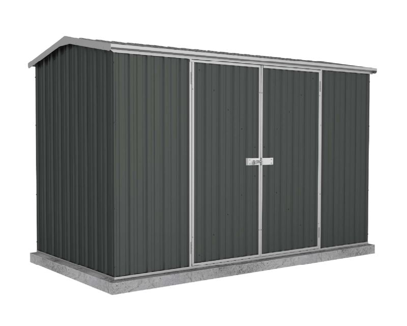 Premier Garden Shed with Double Doors Kit 3m x 1.52m x 1.95m in Monument