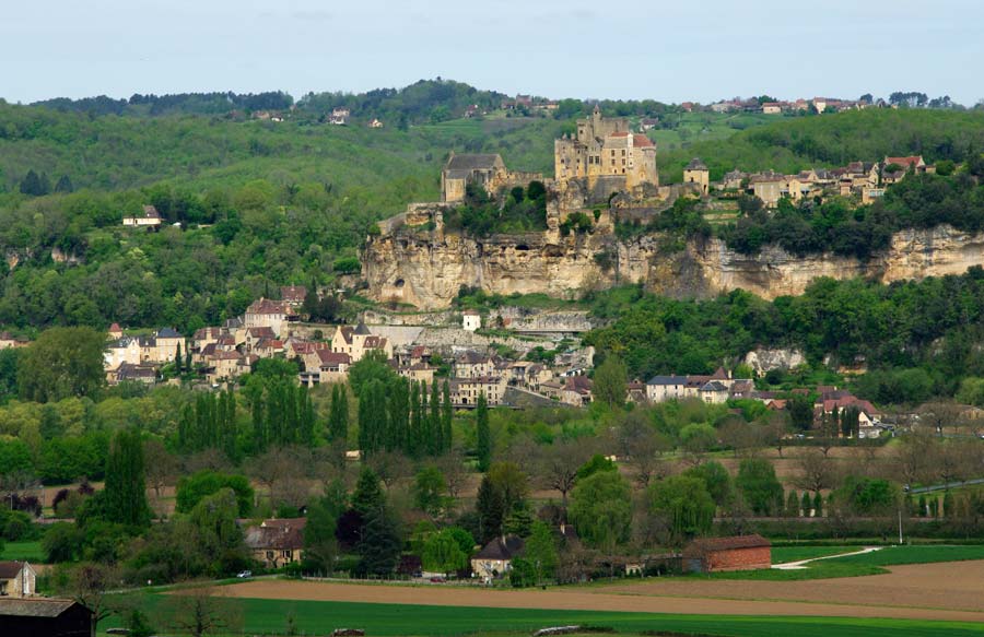 Chateau de Beynac, across the valley from the Gardens of Marqueyssac